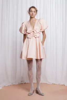 Lovaan Devon Mini Dress Pink Size 10 for rent on The Volte - image 1