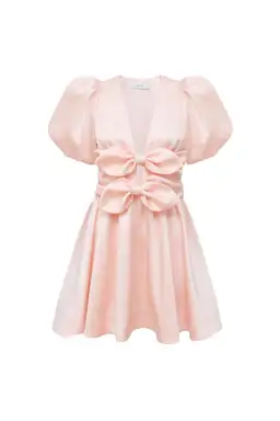 Lovaan Devon Mini Dress Pink Size 10 for rent on The Volte - image 6