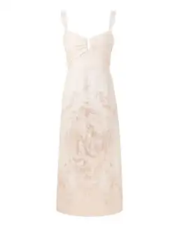 Zimmermann Drape Midi Dress in Mermaid Toile Size2 /AU12 for rent on The Volte - image 1