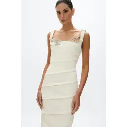 Rachel Gilbert maxi Rhodes gown dress, size 1.  for rent on The Volte - image 2