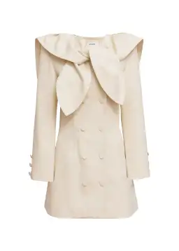 Lovaan Evelyn Dress Poly Linen Spandex Meringue Size 12 for rent on The Volte - image 6