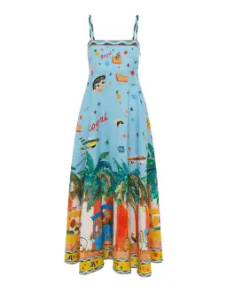 ALEMAIS All Aboard Midi Sundress Size 10 Au for rent on The Volte - image 11