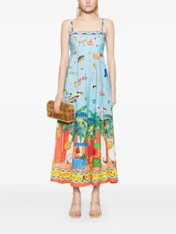 ALEMAIS All Aboard Midi Sundress Size 10 Au for rent on The Volte - image 1