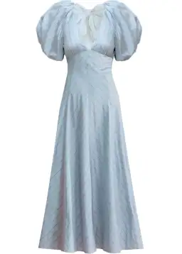 Lovaan Tess Dress Blueberry Stripe Size 6 for rent on The Volte - image 7