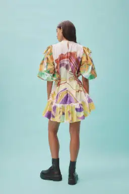 ALEMAIS Luca Mini Dress Multi Size 6 Au for rent on The Volte - image 6