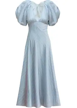 Lovaan Tess Dress Blueberry Stripe Size 8 for rent on The Volte - image 8