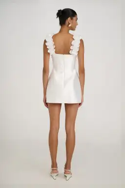 ELIYA THE LABEL Taria Dress | White XS for rent on The Volte - image 3