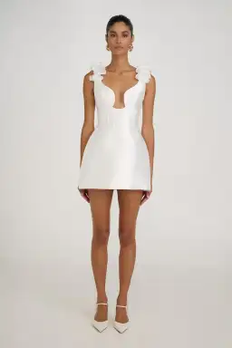 ELIYA THE LABEL Taria Dress | White XS for rent on The Volte - image 1