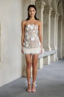 ELIYA THE LABEL Josie Dress XS White for rent on The Volte - image 1