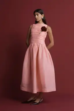 Lovaan Val Dress Sherbert Pink Size 14 for rent on The Volte - image 3
