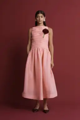 Lovaan Val Dress Sherbert Pink Size 14 for rent on The Volte - image 1