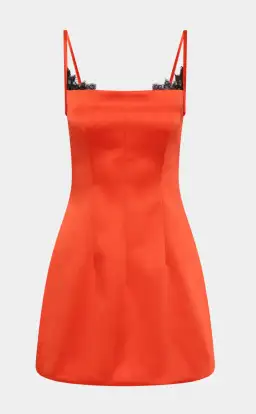 Sir Poppy Contoured Mini Dress Tangerine Size 0 / Aus 8 for rent on The Volte - image 7