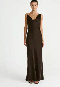 Charcoal Adley Maxi Dress (Chocolate) size 8 for rent on The Volte - image 2