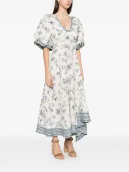 ALEMAIS Casa Midi Dress Print 8 AU for rent on The Volte - image 7