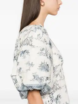 ALEMAIS Casa Midi Dress Print 8 AU for rent on The Volte - image 8