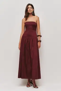 Aje Vacation Maxi Gown in Plum Size 10