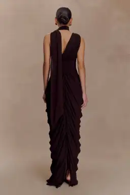 MESHKI - Alex Chiffon Maxi Dress size M for rent on The Volte - image 2