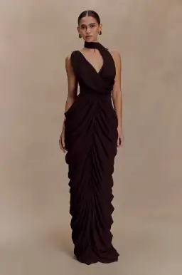 MESHKI - Alex Chiffon Maxi Dress size M for rent on The Volte - image 1