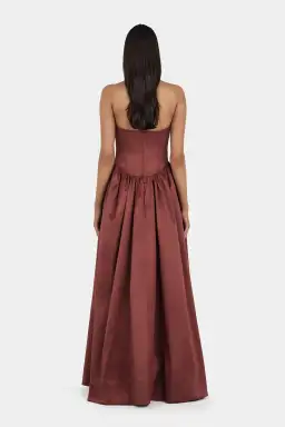 Hansen And Gretel Audrey Gown Pinot Burgundy Size 6