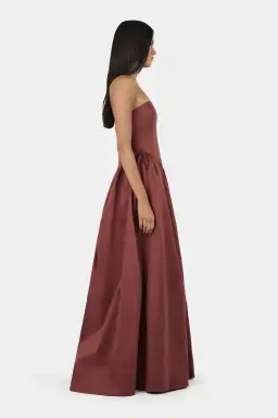 Hansen And Gretel Audrey Gown Pinot Burgundy Size 6