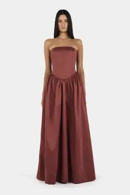 Hansen And Gretel Audrey Gown Pinot Burgundy Size 6