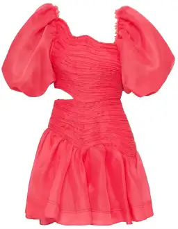 Aje Joan puff sleeve mini dress for rent on The Volte - image 2