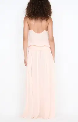 Bec & Bridge, Camille  BLOUSON DRESS, Maxi, Peach, size 8  for rent on The Volte - image 3