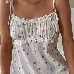 For Love & Lemons Pointelle Blossom Slip Dress Floral Size 6 for rent on The Volte - image 2
