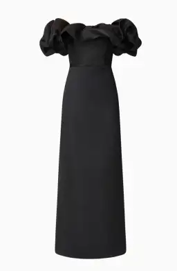 Elliatt Sharon Off The Shoulder Midi Dress in Black XL / AU 14 for rent on The Volte - image 5