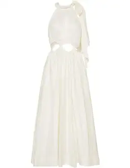 AJE Henriette tie strap midi dress size 8 for rent on The Volte - image 2