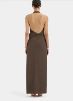 Sir the label sol halter maxi in mocha size 0 for rent on The Volte - image 3