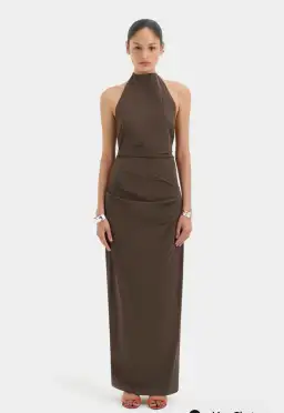 Sir the label sol halter maxi in mocha size 0 for rent on The Volte - image 1