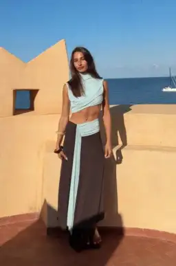 Bec & Bridge Conni Asym Midi Dress Size 10 for rent on The Volte - image 3