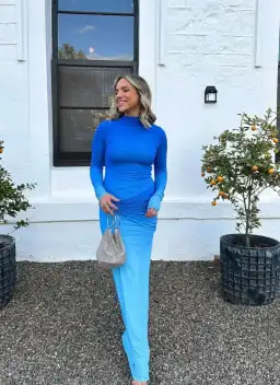 Life form jersey maxi blue size 8 for rent on The Volte - image 4