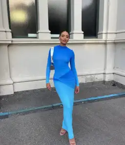 Life form jersey maxi blue size 8 for rent on The Volte - image 1