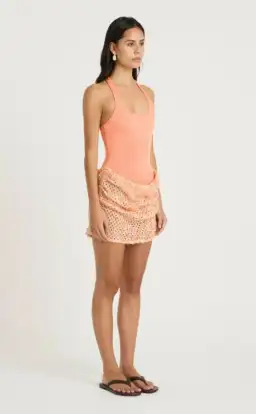 Benni Ariel Sequin Mini Dress Aperol Size 6 for rent on The Volte - image 3
