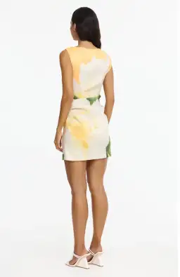 Acler Inkford Yellow Floral Mini Dress for rent on The Volte - image 4