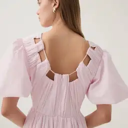 Aje Esmerie Midi Dress Pink 16 for rent on The Volte - image 1