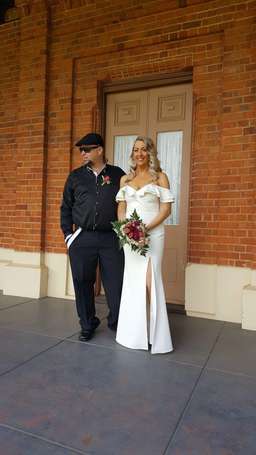 Sheike white maxi dress size 10 for rent on The Volte - image 2