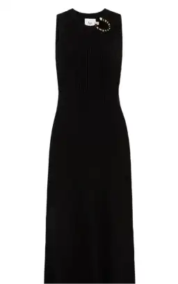 Aje Crescent Midi Dress Black - Small for rent on The Volte - image 4