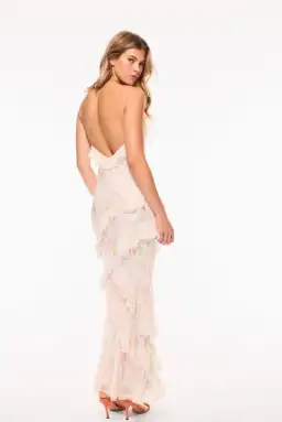 Loveshackfancy Rialto Silk-Blend Maxi Dress US4/S Fits AU6-10 for rent on The Volte - image 3