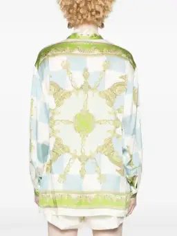 Check mate silk shirt for rent on The Volte - image 3