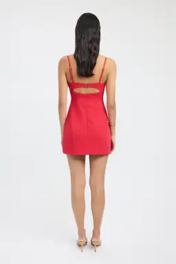 Kookai Oyster Bra Dress Red Size 10 for rent on The Volte - image 3