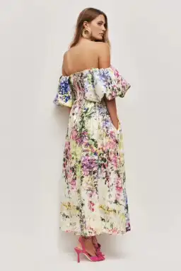 AJE Adina Midi Dress Lavandula 12 AU / 8 US for rent on The Volte - image 4