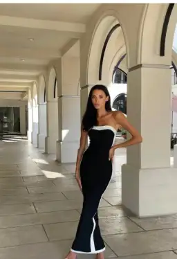 Bianca & Bridgett Ashley Midi Dress for rent on The Volte - image 3