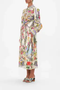 Waist tie shirt dress Almalfi Amores for rent on The Volte - image 4