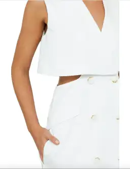 Alcott dress soft white for rent on The Volte - image 4