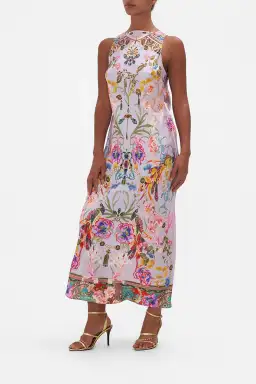 Natures Kaleidoscope Bias Slip With Draped Back for rent on The Volte - image 5