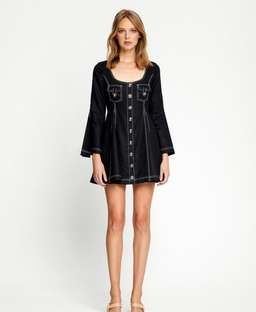 Alice McCall Lost Together Mini Dress Black  for rent on The Volte - image 1