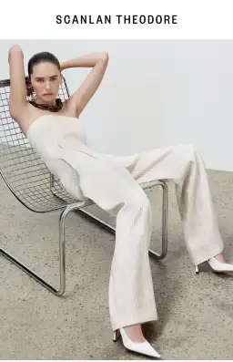 Striped Cotton Cream Set for rent on The Volte - image 1